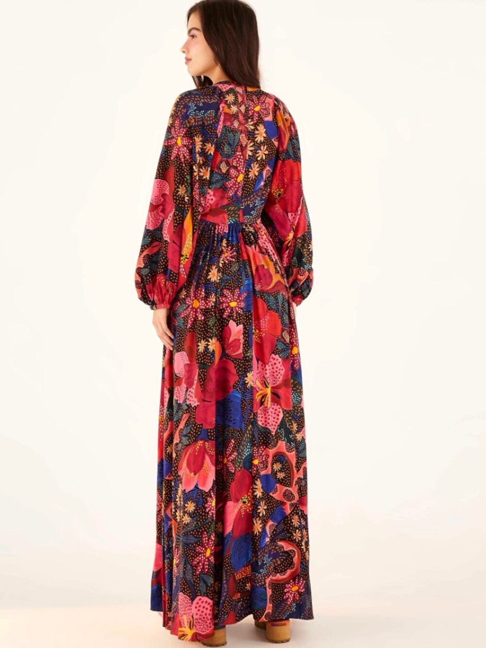 Farm Rio MAXI DRESS Wild Life - Picture 2 of 4
